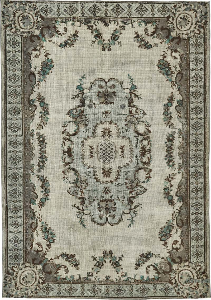 Alfombra Tallada a Mano Sobre Teñida - 169 cm x 288 cm - K0087156