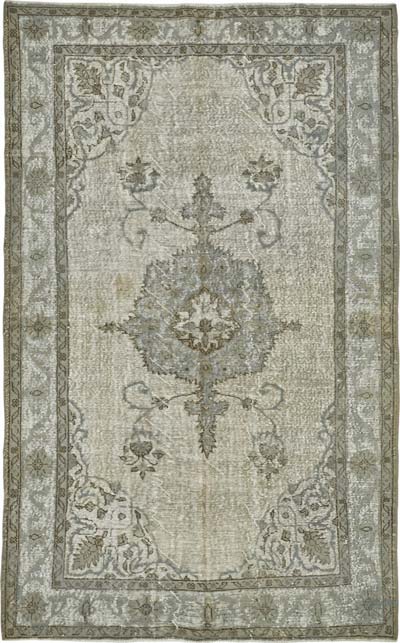 Hand Carved Over-Dyed Rug - 5' 8" x 9' 3" (68" x 111")