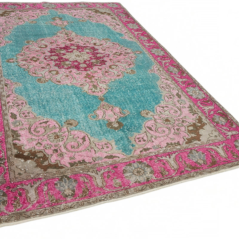 Hand Carved Over-Dyed Rug - 5' 10" x 9' 8" (70" x 116") - K0087161