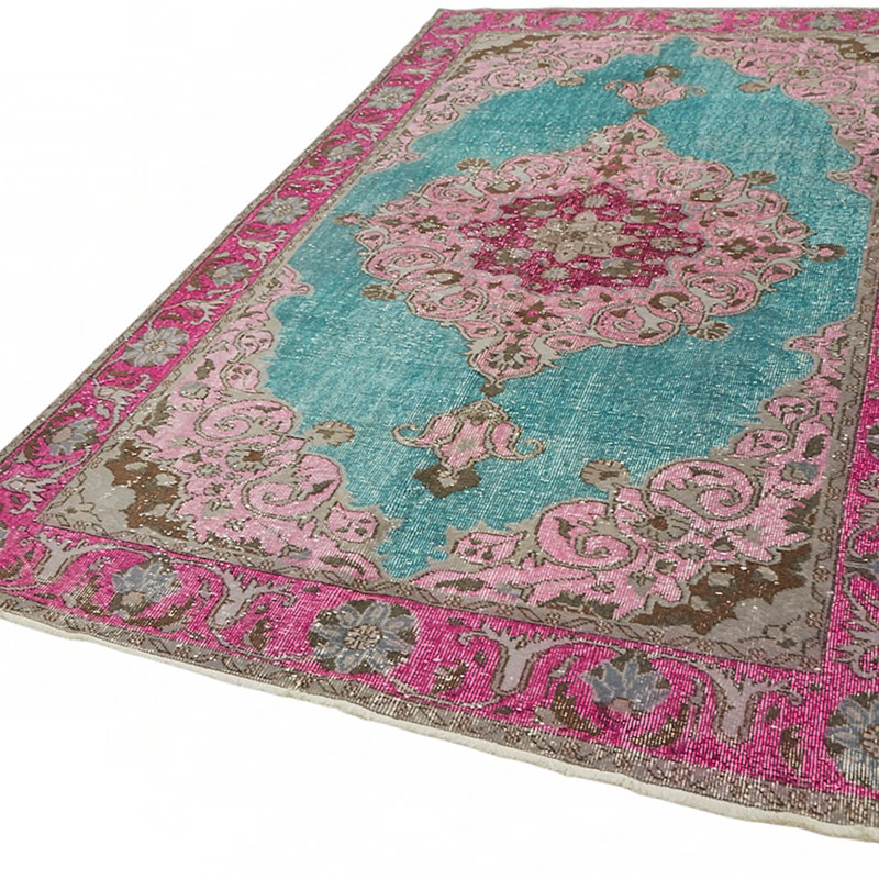 Hand Carved Over-Dyed Rug - 5' 10" x 9' 8" (70" x 116") - K0087161