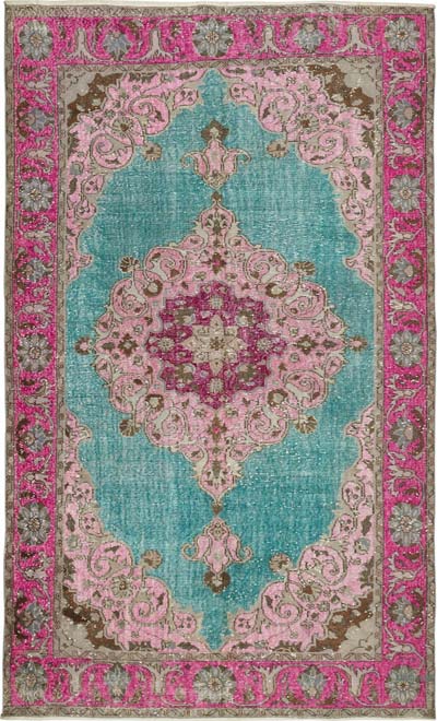Alfombra Tallada a Mano Sobre Teñida - 178 cm x 295 cm