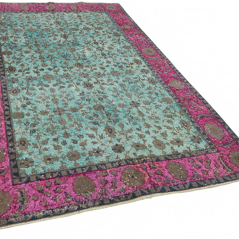 Alfombra Tallada a Mano Sobre Teñida - 154 cm x 258 cm - K0087162