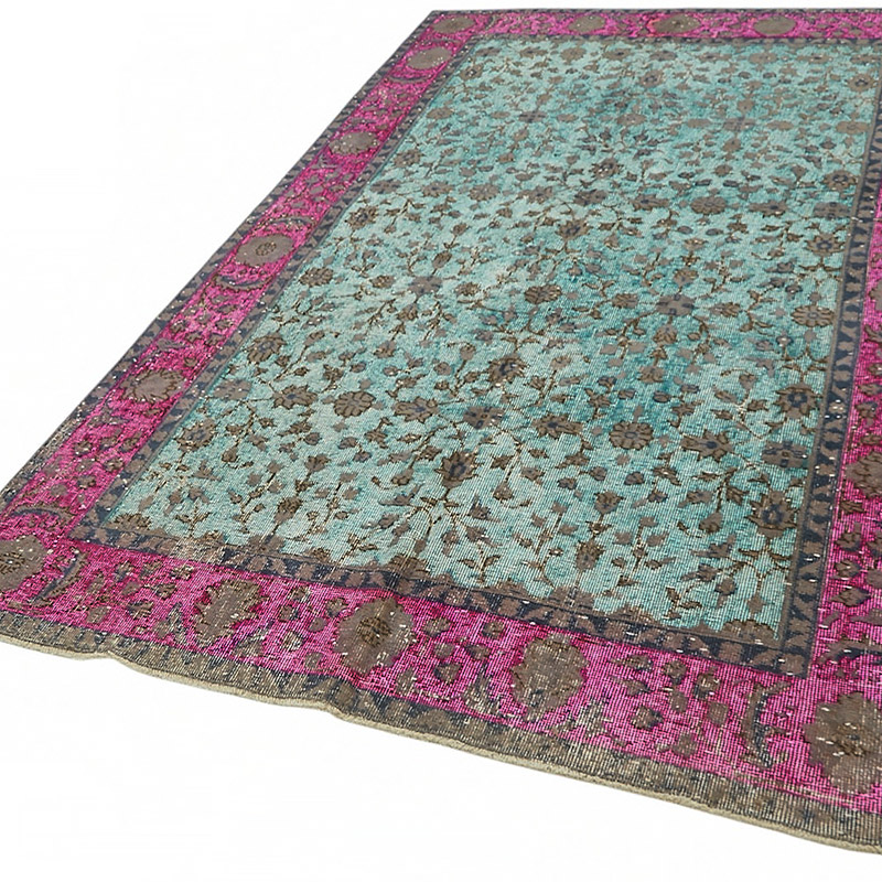 Alfombra Tallada a Mano Sobre Teñida - 154 cm x 258 cm - K0087162