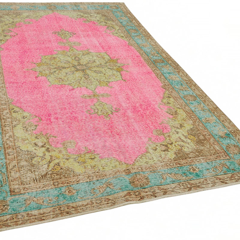 Hand Carved Over-Dyed Rug - 5' 3" x 8' 4" (63" x 100") - K0087163