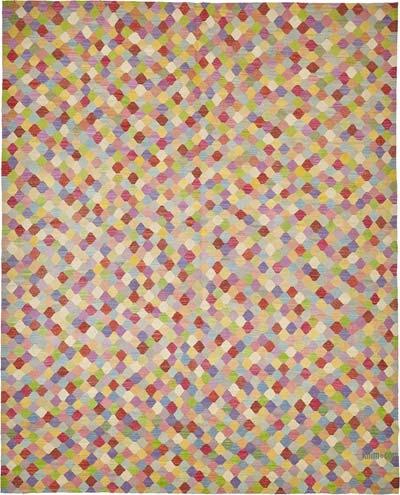 New Hand-Woven Kilim Rug