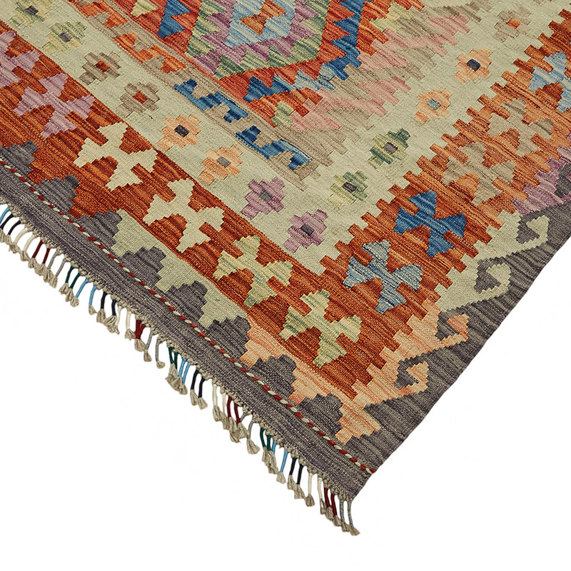 New Afghan Kilim Rug - 10' 7" x 15' 9" (127" x 189") - K0087179