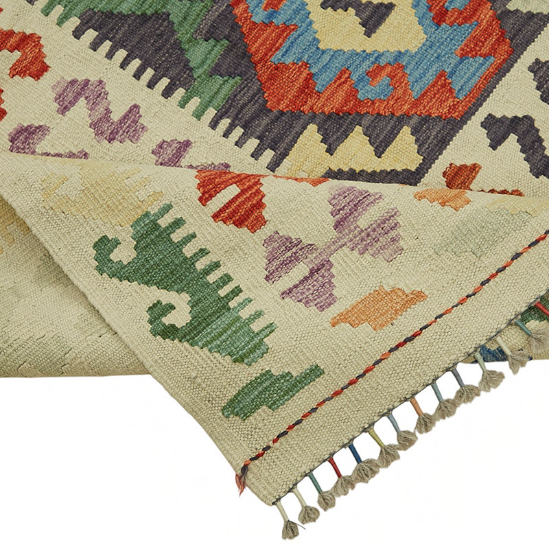 New Afghan Kilim Rug - 8' 2" x 10' 11" (98" x 131") - K0087187