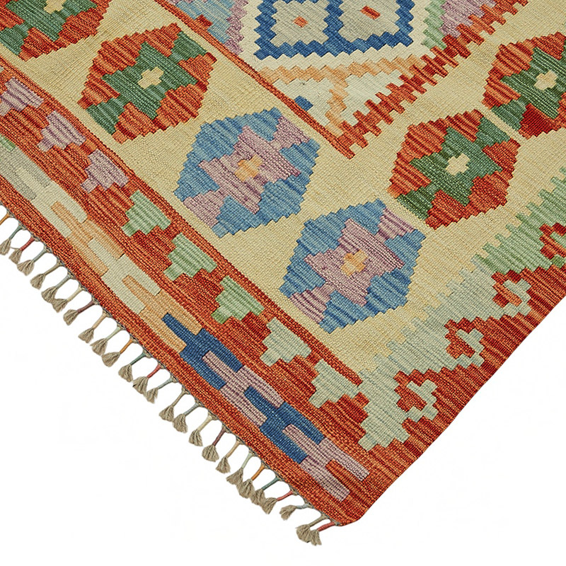 New Afghan Kilim Rug - 8' 6" x 11' 5" (102" x 137") - K0087195
