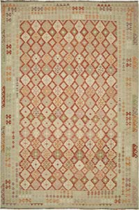 New Afghan Kilim Rug - 10' 1" x 15' 10" (121" x 190")