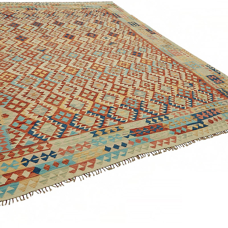 New Afghan Kilim Rug - 9' 11" x 12' 10" (119" x 154") - K0087225