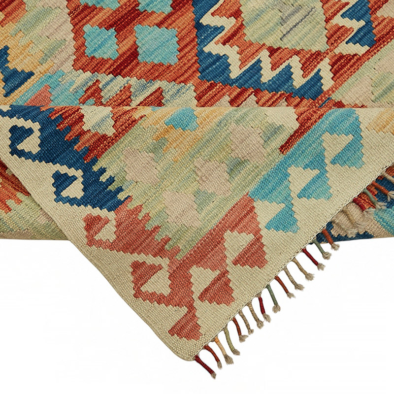 New Afghan Kilim Rug - 9' 11" x 12' 10" (119" x 154") - K0087225