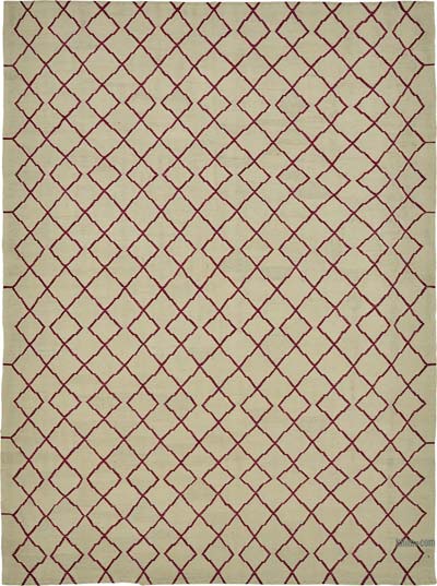 New Hand-Woven Kilim Rug