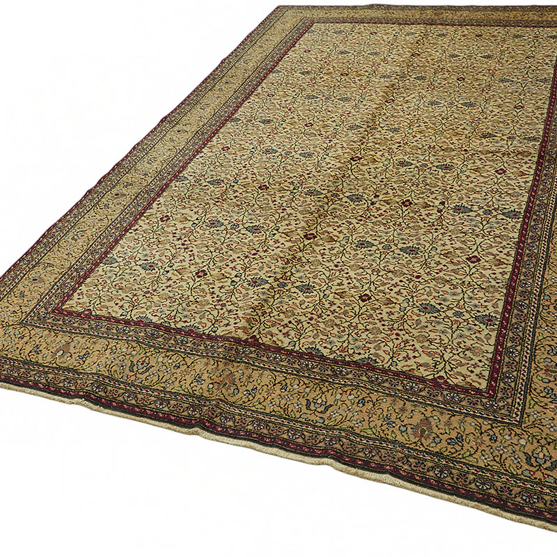 Vintage Turkish Hand-Knotted Rug - 6' 5" x 9' 9" (77" x 117") - K0087308