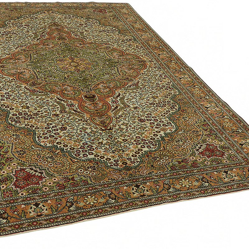 Alfombra Vintage Turca Anudada a Mano - K0087310