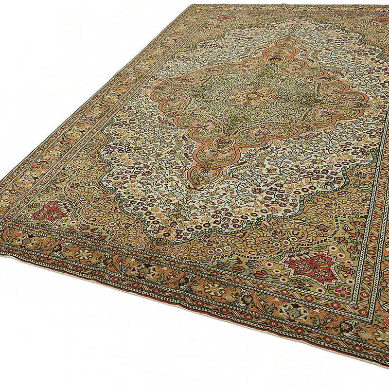 Alfombra Vintage Turca Anudada a Mano - K0087310