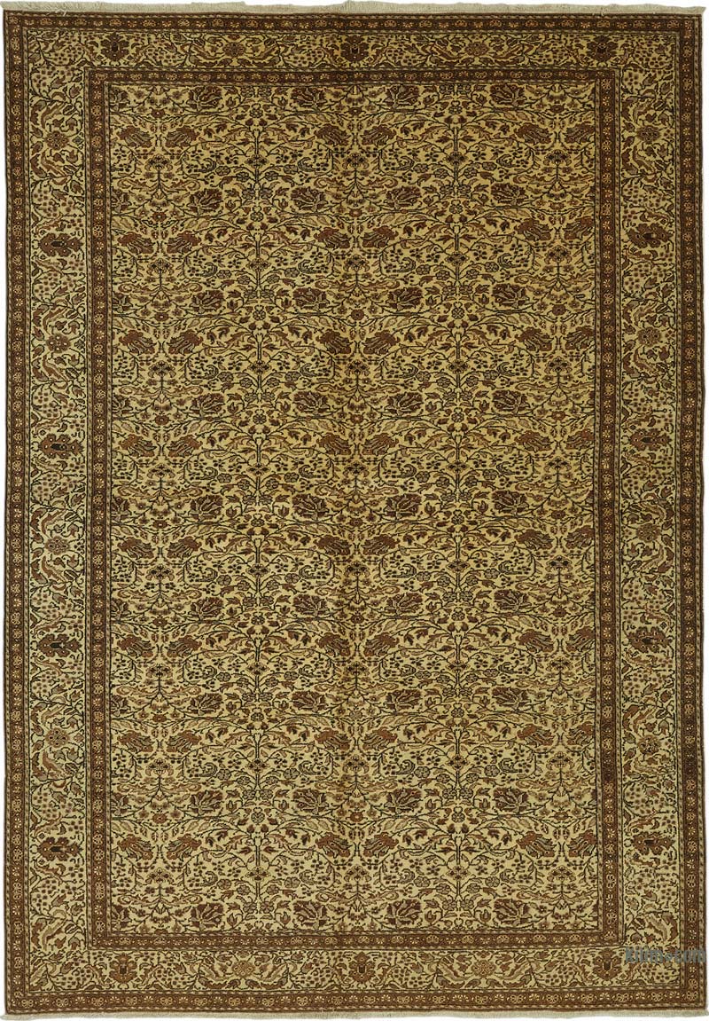Alfombra Vintage Turca Anudada a Mano - K0087311