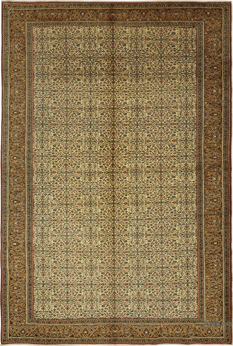 Alfombra Vintage Turca Anudada a Mano - K0087312