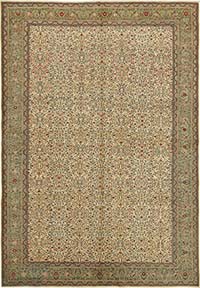 Alfombra Vintage Turca Anudada a Mano - 198 cm x 282 cm