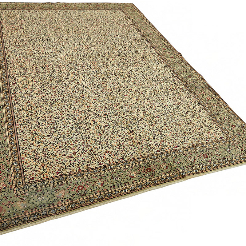 Vintage Turkish Hand-Knotted Rug - 6' 6" x 9' 3" (78" x 111") - K0087314