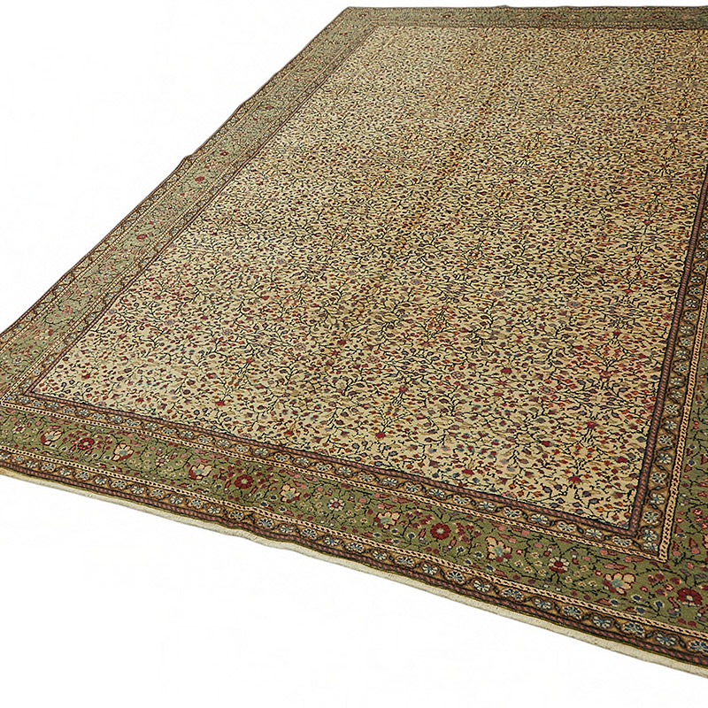 Vintage Turkish Hand-Knotted Rug - 6' 6" x 9' 3" (78" x 111") - K0087314