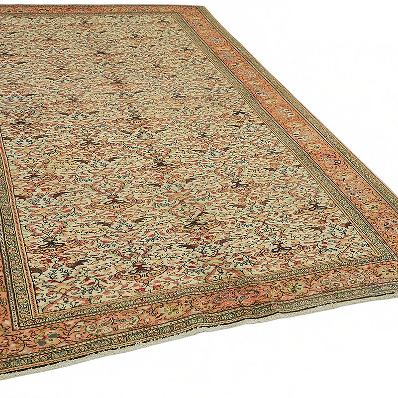 Vintage Turkish Hand-Knotted Rug - 6' 5" x 9' 8" (77" x 116") - K0087315