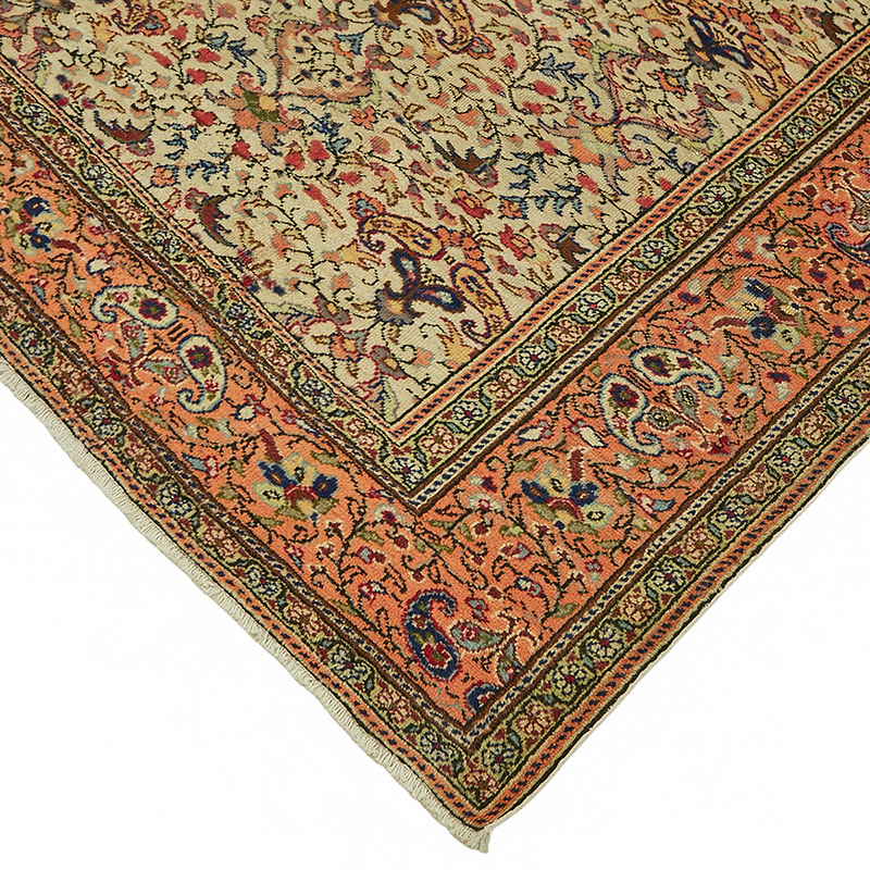 Vintage Turkish Hand-Knotted Rug - 6' 5" x 9' 8" (77" x 116") - K0087315