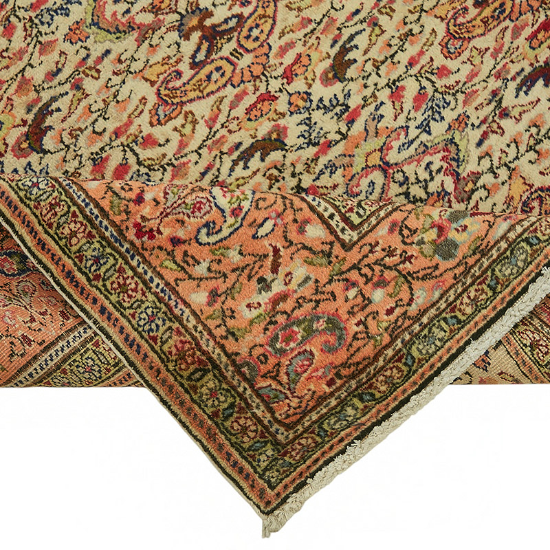 Vintage Turkish Hand-Knotted Rug - 6' 5" x 9' 8" (77" x 116") - K0087315