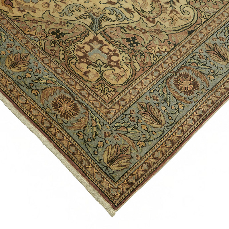 Vintage Turkish Hand-Knotted Rug - 6' 7" x 10'  (79" x 120") - K0087318