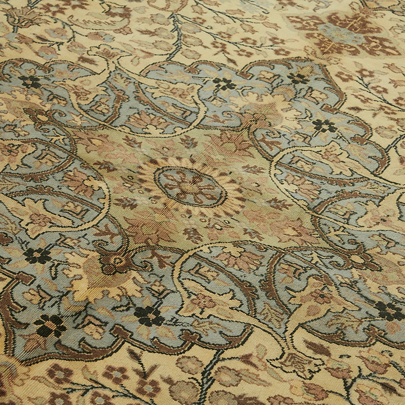 Vintage Turkish Hand-Knotted Rug - 6' 7" x 10'  (79" x 120") - K0087318