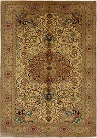 El Dokuma Vintage Halı - 202 cm x 288 cm