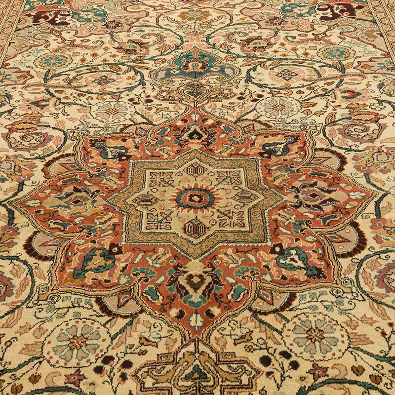 Alfombra Vintage Turca Anudada a Mano - 202 cm x 288 cm - K0087319