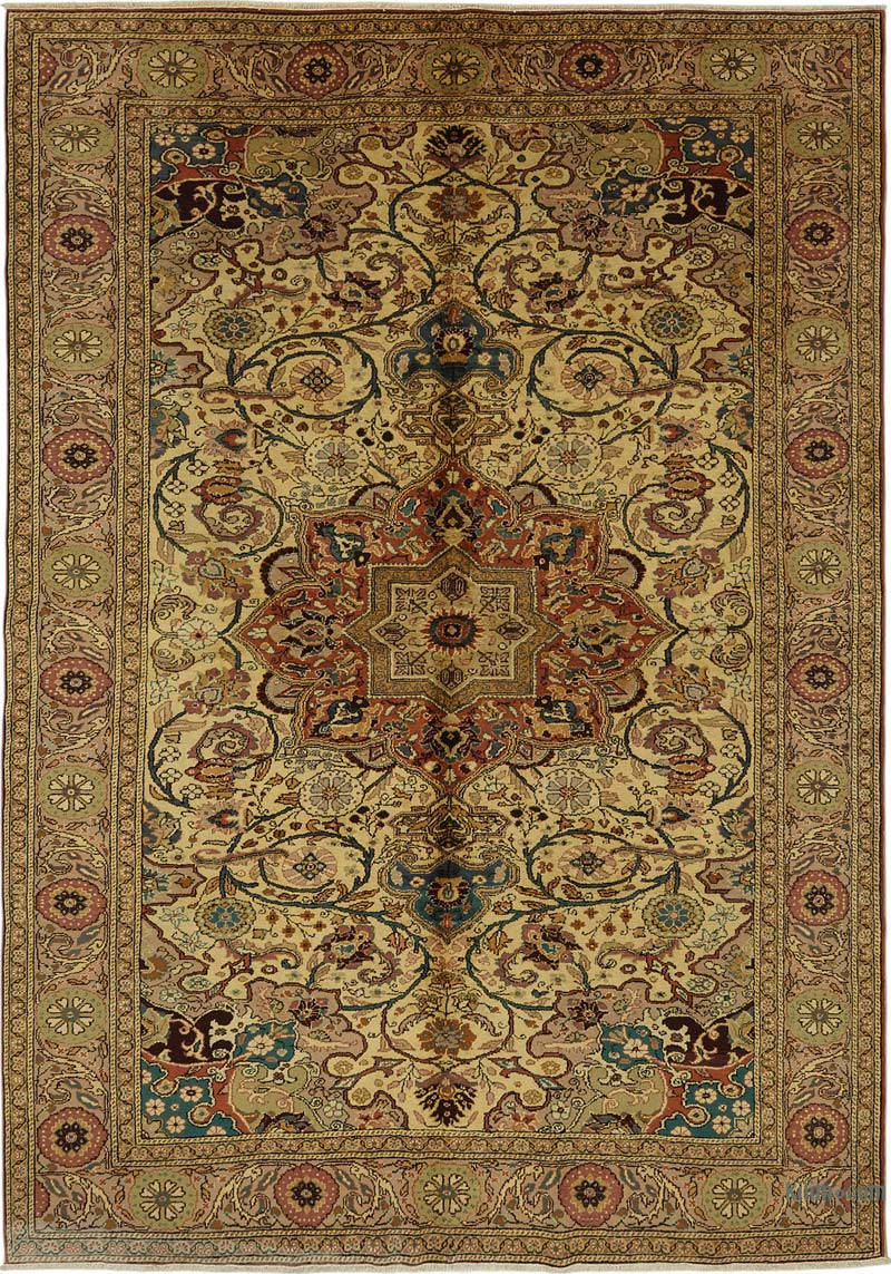 El Dokuma Vintage Halı - K0087319
