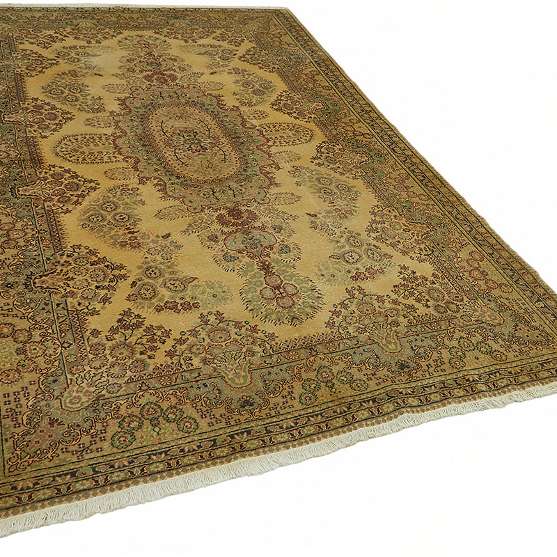 Vintage Turkish Hand-Knotted Rug - 6' 4" x 9' 11" (76" x 119") - K0087320