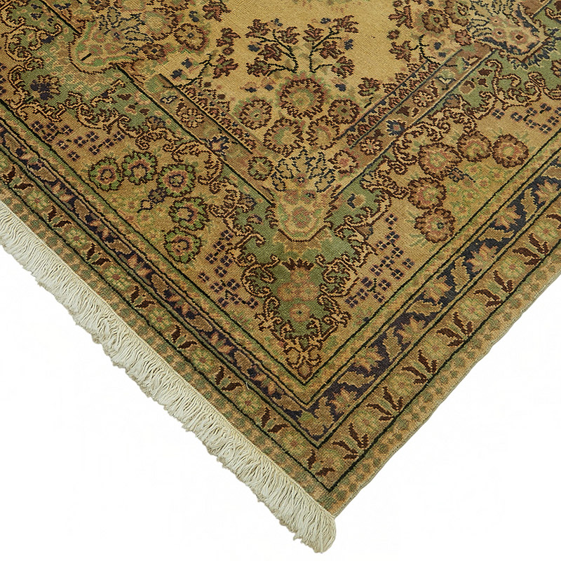 Vintage Turkish Hand-Knotted Rug - 6' 4" x 9' 11" (76" x 119") - K0087320