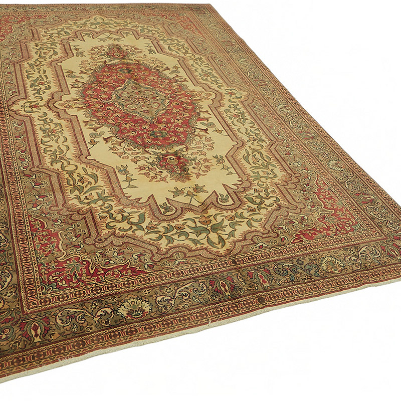 Vintage Turkish Hand-Knotted Rug - 6' 6" x 9' 9" (78" x 117") - K0087321