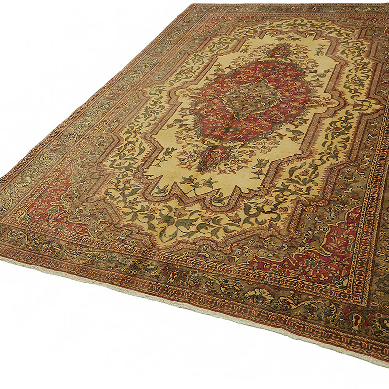 Vintage Turkish Hand-Knotted Rug - 6' 6" x 9' 9" (78" x 117") - K0087321