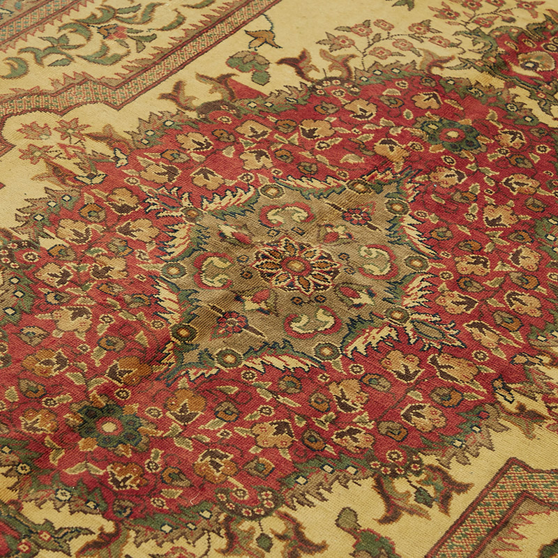 Vintage Turkish Hand-Knotted Rug - 6' 6" x 9' 9" (78" x 117") - K0087321