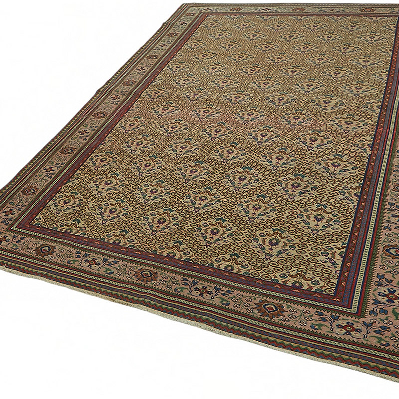Alfombra Vintage Turca Anudada a Mano - K0087322