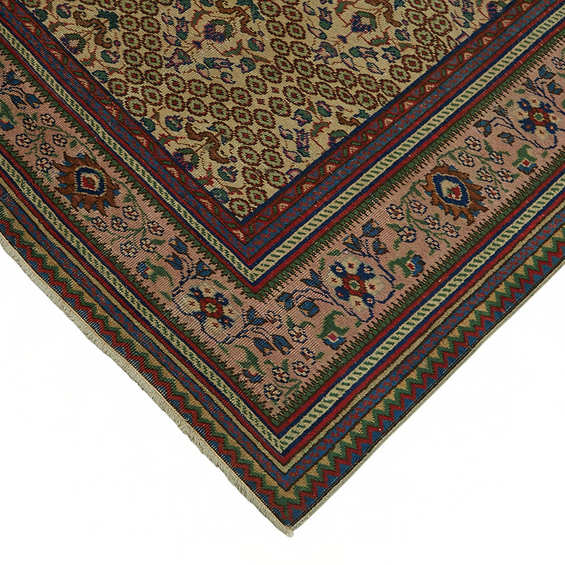 Alfombra Vintage Turca Anudada a Mano - K0087322