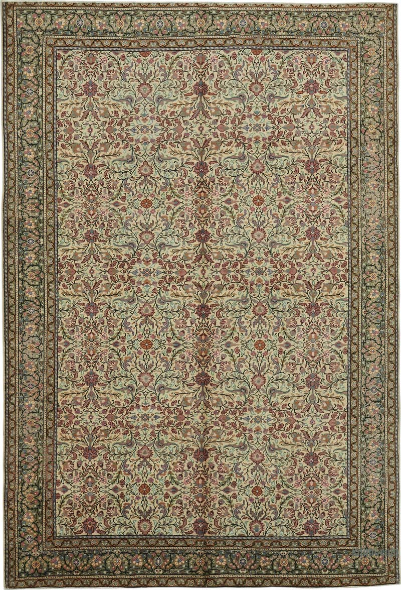 El Dokuma Vintage Halı - K0087325