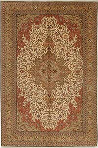 Alfombra Vintage Turca Anudada a Mano - 200 cm x 290 cm