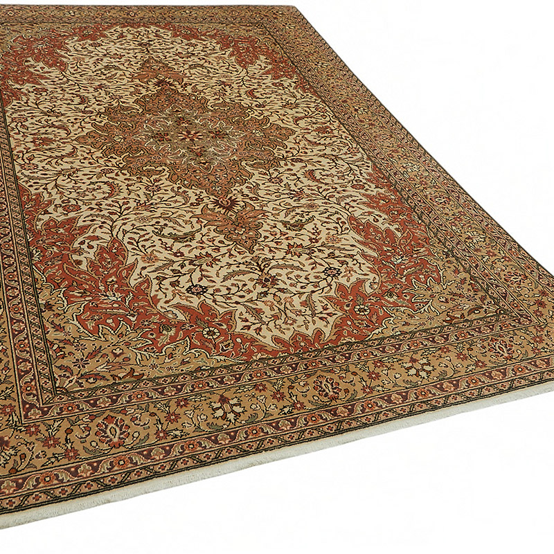 Alfombra Vintage Turca Anudada a Mano - K0087328