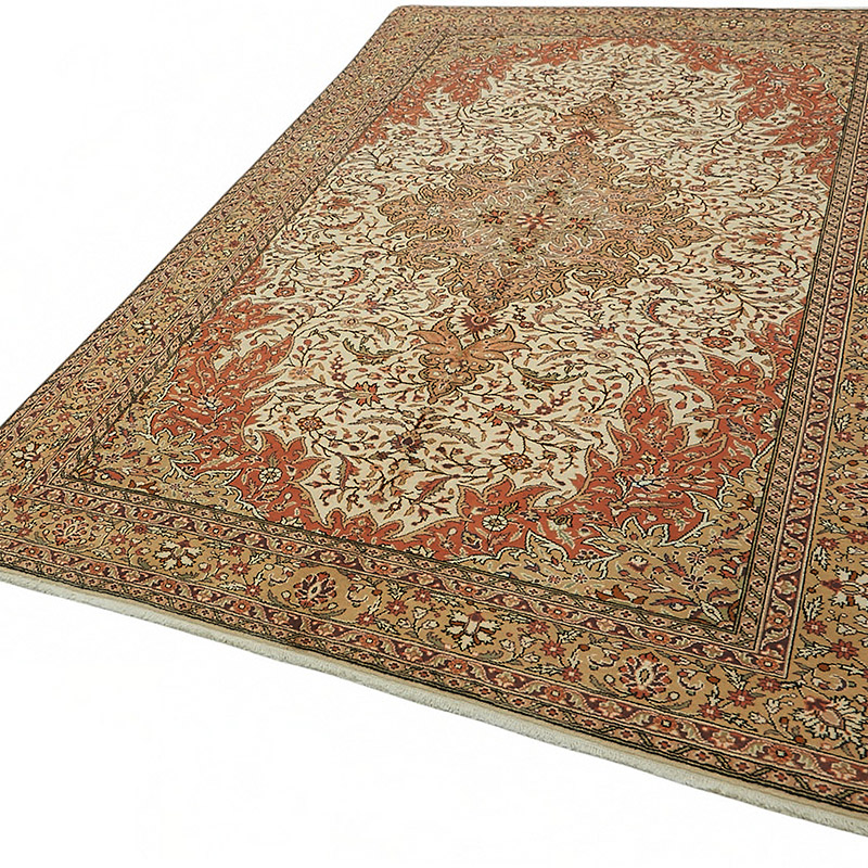 Alfombra Vintage Turca Anudada a Mano - K0087328