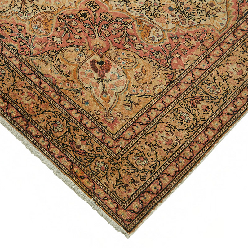 Vintage Turkish Hand-Knotted Rug - 6' 7" x 9' 7" (79" x 115") - K0087329