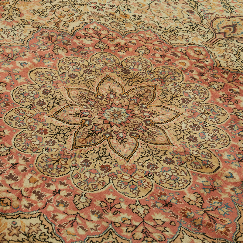 Vintage Turkish Hand-Knotted Rug - 6' 7" x 9' 7" (79" x 115") - K0087329
