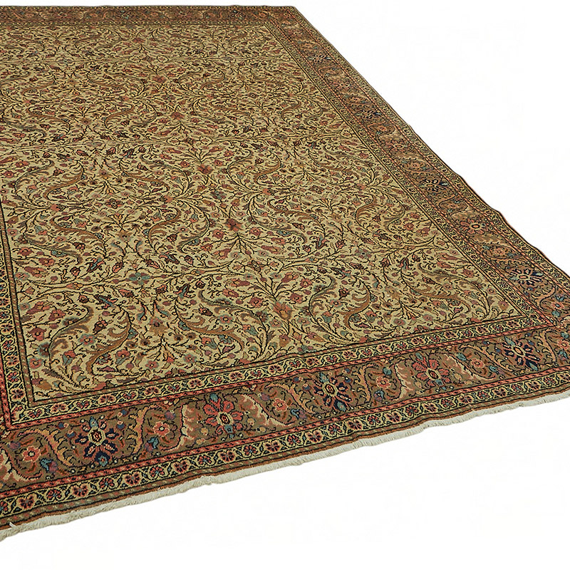 Vintage Turkish Hand-Knotted Rug - 6' 7" x 9' 4" (79" x 112") - K0087330