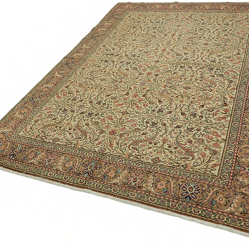 Vintage Turkish Hand-Knotted Rug - 6' 7" x 9' 4" (79" x 112") - K0087330