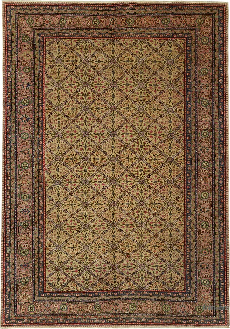 El Dokuma Vintage Halı - K0087331