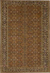 Vintage Turkish Hand-Knotted Rug - 6' 8" x 9' 9" (80" x 117")