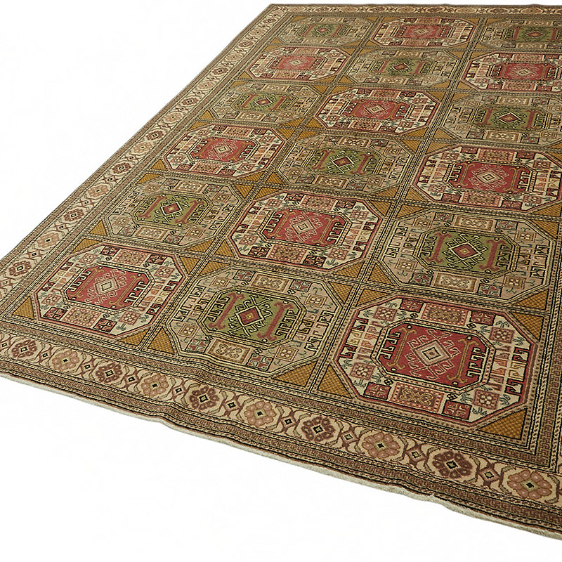 Vintage Turkish Hand-Knotted Rug - 6' 6" x 9' 7" (78" x 115") - K0087333